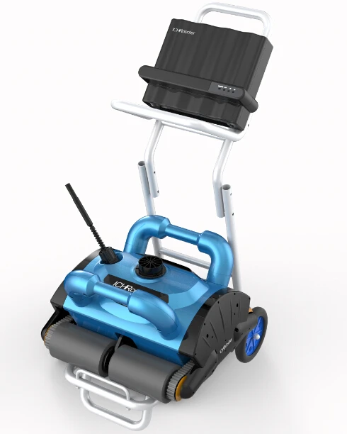 iCleaner-200 с кабелем 30 м робот-пылесос для плавательного бассейна Автоматическая Очистка для плавательного бассейна - Цвет: 15m cable light blue