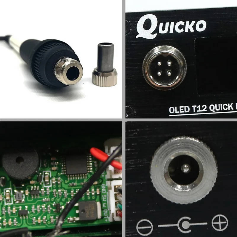 

Quick Heating T12 Soldering Station Electronic Welding Iron 2020 New Version T12 OLED Digital Soldering Iron T12-952 QUICKO