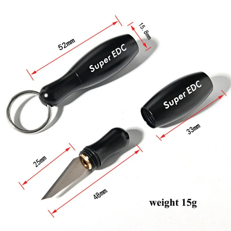 Многофункциональный режущий инструмент из нержавеющей стали EDC портативное мини