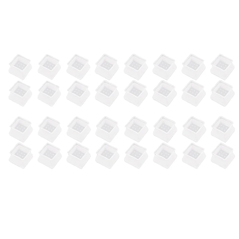 

Hot Sale Anti-Scratch Foot Pads Non-Slip Chair Caps Floor Furniture Chair Leg Floor Protectors Set Rectangle,Fit 30-45mm,32 Pack