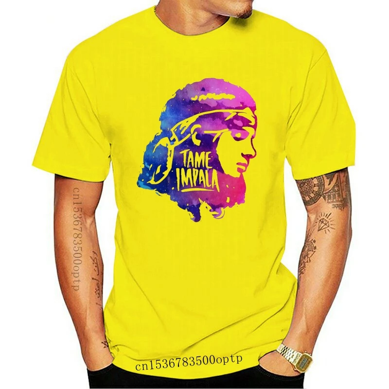 

Новинка 2021, белая футболка с логотипом TAME IMPALA, размер США, Размеры S M L XL 2XL XXXL ZM1