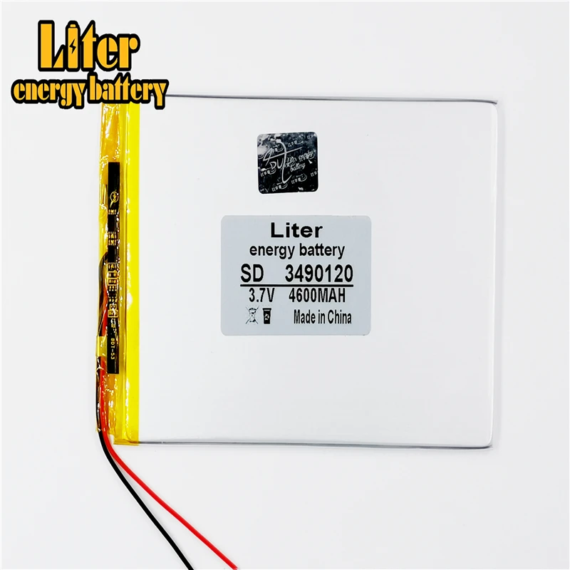 3 7 V литий полимерный аккумулятор планшета 3490120 4600mah планшетный ПК MP5/Электронная