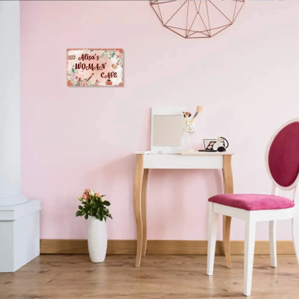 

Putuo Decor Personalized She Shed Metal Sign8x12Industrial Grade Aluminium RustFree Indoor/OutdoorCustom Gifts for Lady Woman