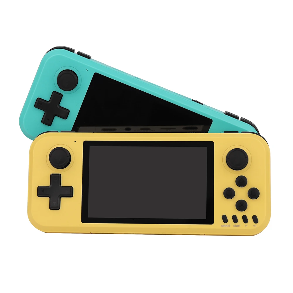 Ретро портативная игровая приставка Q400 с HDMI-выходом и поддержкой Supbor. Поддерживает до 4 игроков. Система Retro Arch.