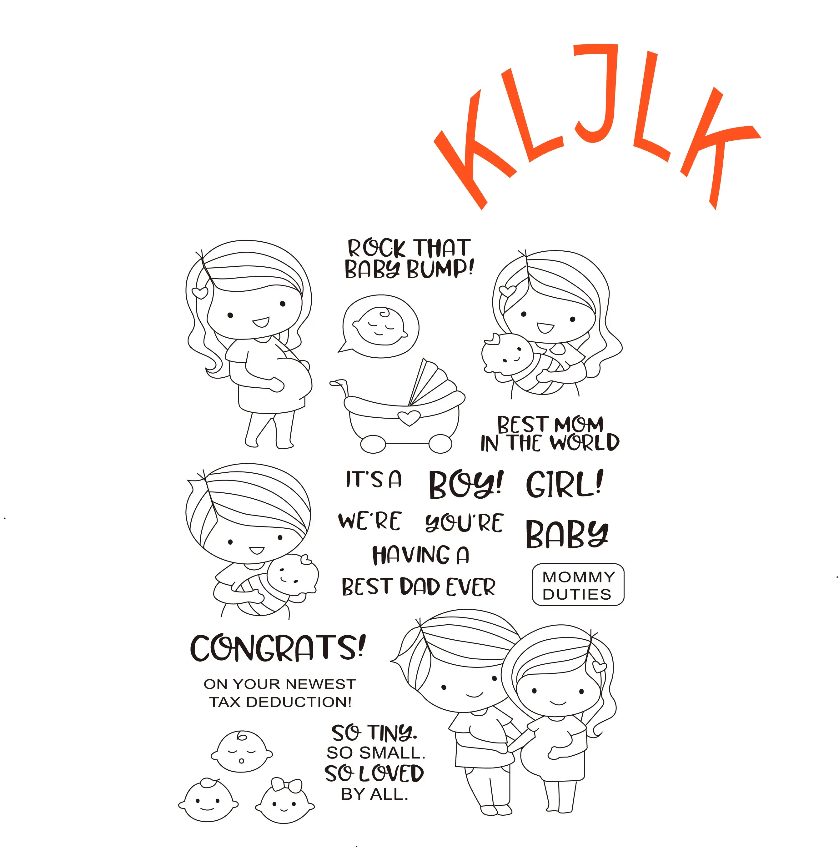 Прозрачный силиконовый штамп для скрапбукинга фотоальбома новинка 2020 |