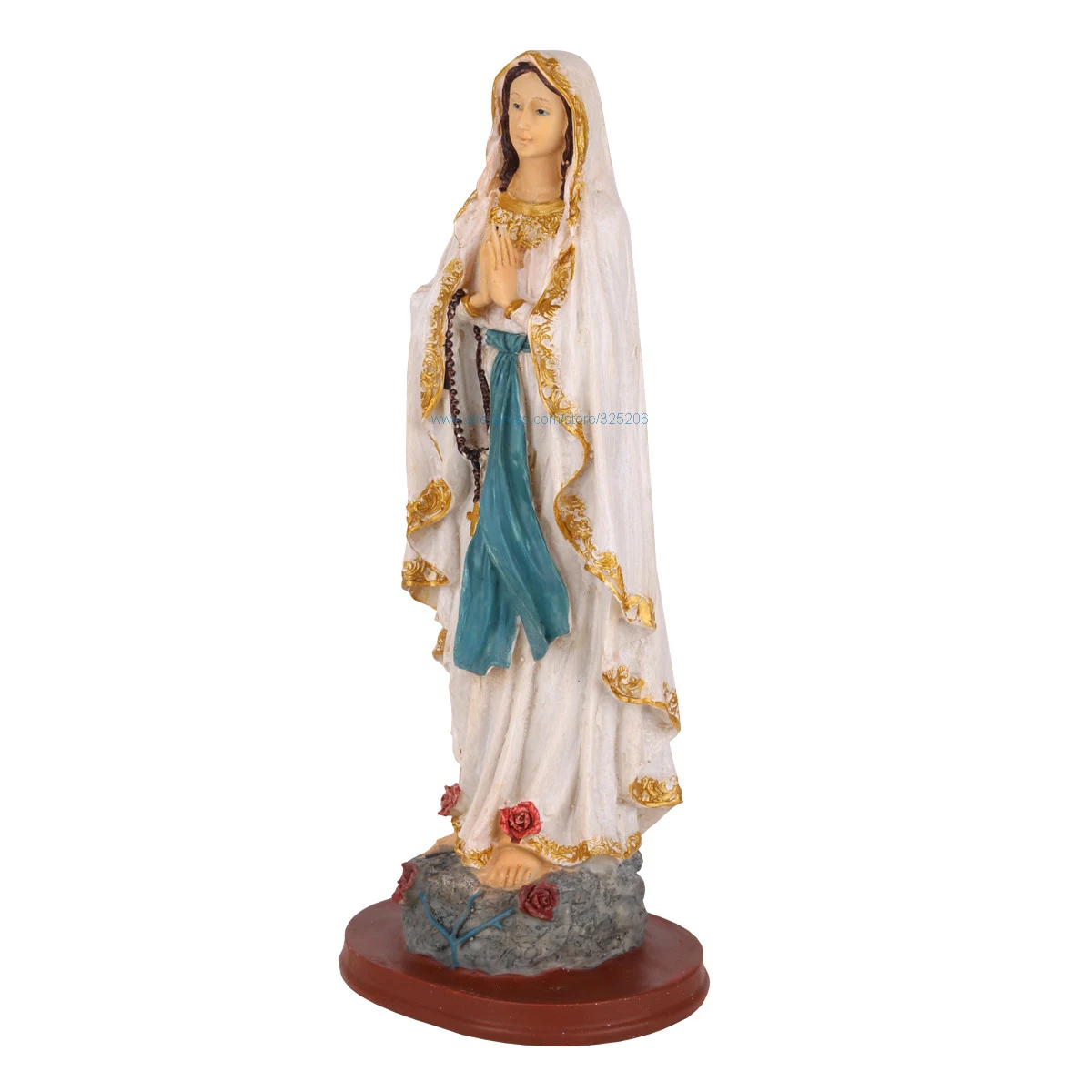 

Blessed Our Lady of Lourdes Holy Figurine Saint Virgin Mary Madonna Statue Religious Decoration Catholic Decor 11.8inch NEW