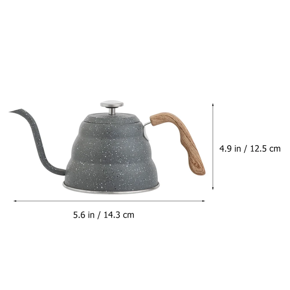 

1Pc Hand Punch Pot Stainless Steel Narrow Spout Coffee Pot with