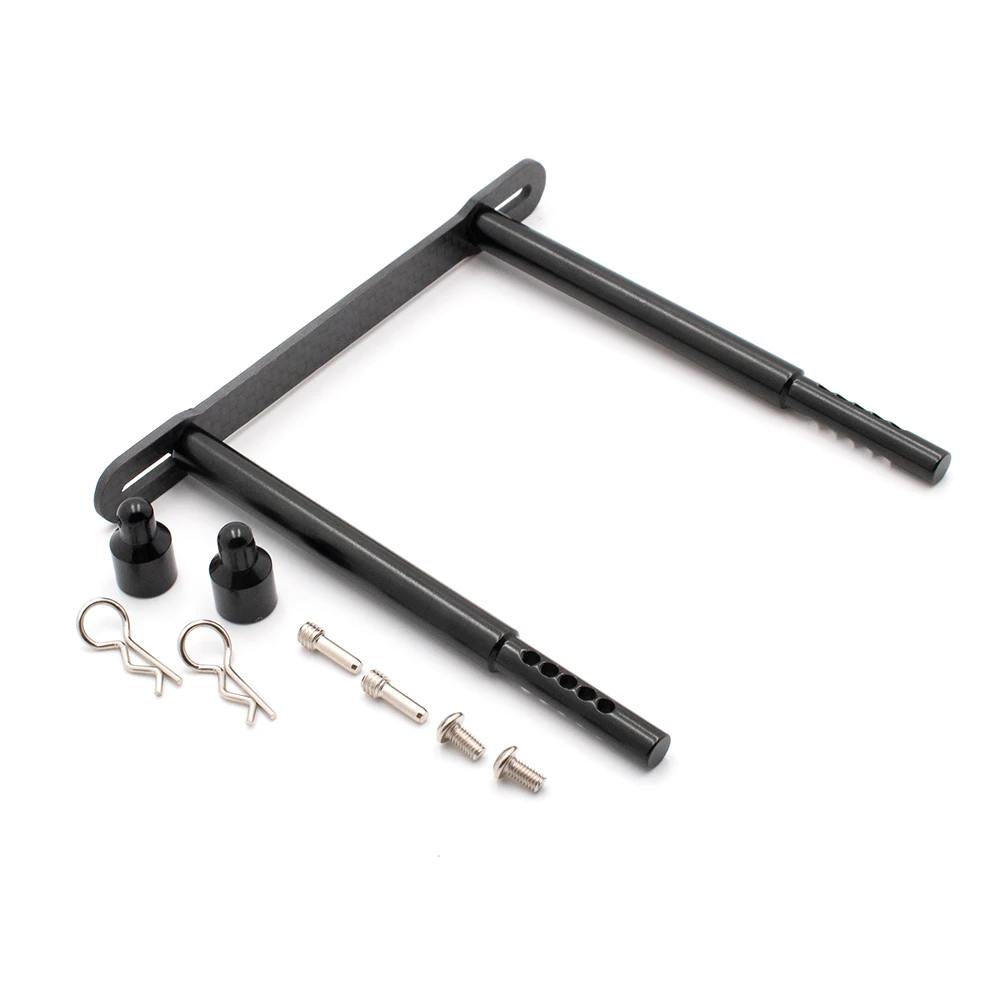 

Axial Scx10-ll Rear Bumper Pillar Aluminum Alloy 90046 Rear Bumper Car Shell Column Frame Body Standoff Pillars for 1/10 RC Cars