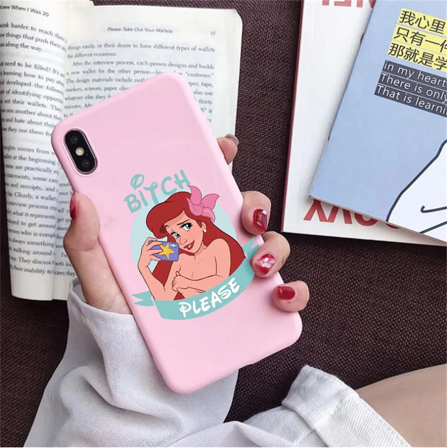 Чехол для телефона Un bitch please con las princesitas Disneys для huawei p30 p30 lite p20 p10 mate 20 pro 10 lite honor 20 9 10 lite