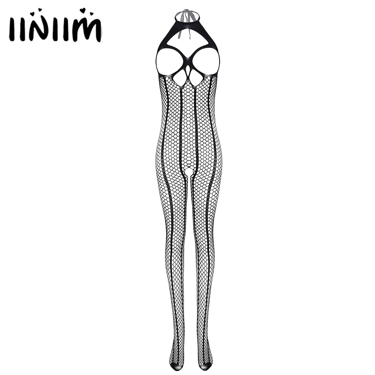 

Женские Сисси дамское боди для женщин модные колготки в сеточку с вырезами сетчатые чулки-боди и Белье для сна, одежда для сна, ночные сорочк...