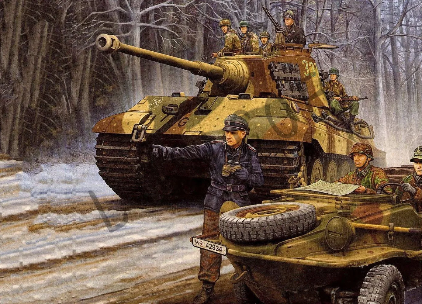 WW2 GER вермахт танк тигр печать плаката оружие Звездные войны Военный стены принт