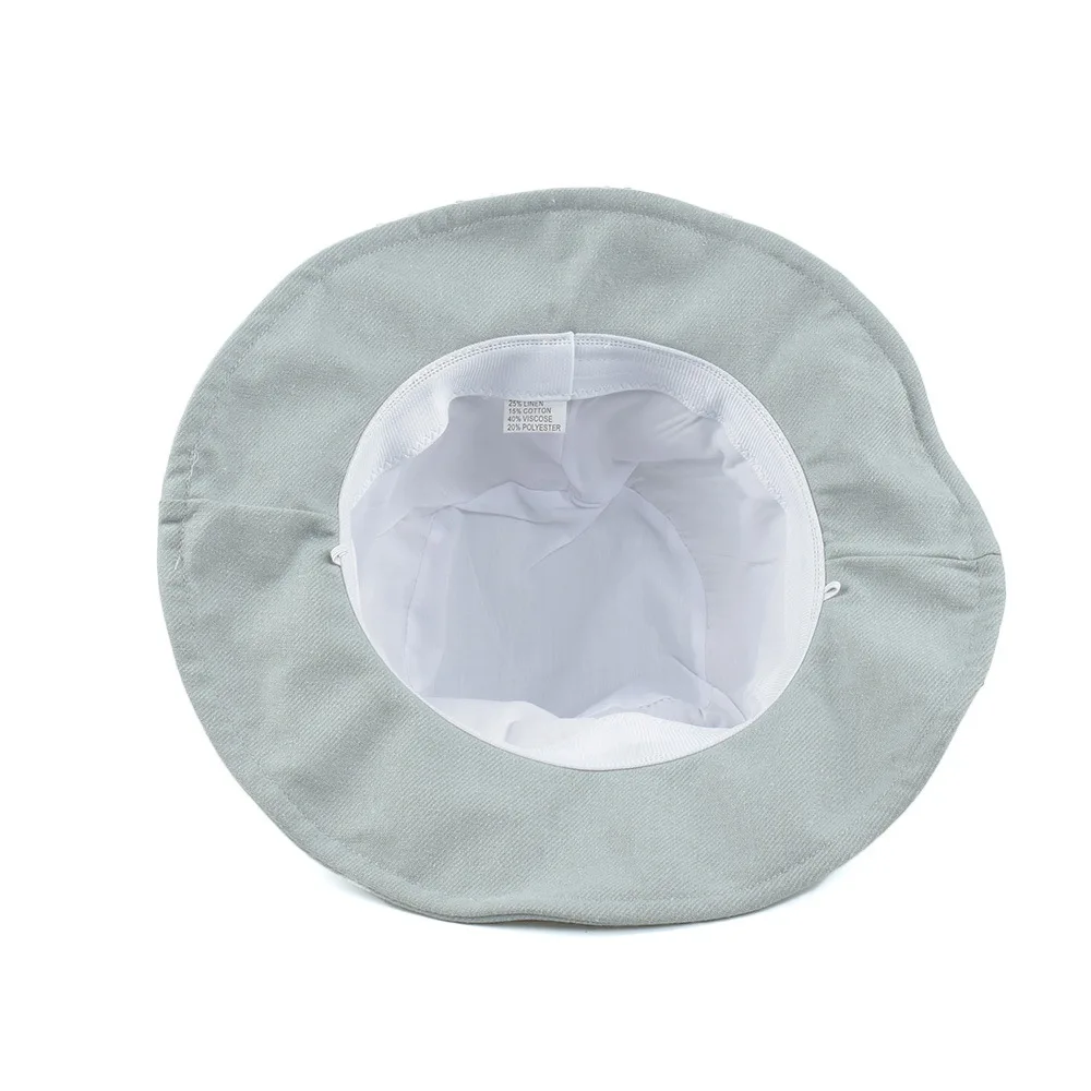 Летняя Солнцезащитная шляпа Корейская плиссированная однотонная хлопковая для