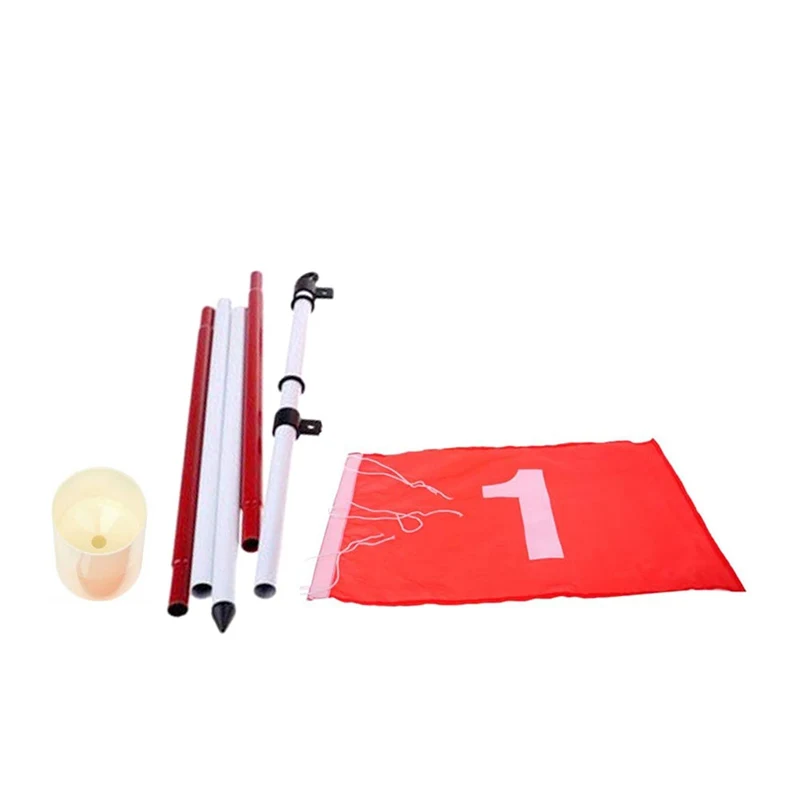 

Pro Golf Training Aids Golf Flagstick Backyard Stick Putting Yard Garden Training Practice Golf Hole Pole Cup Flag