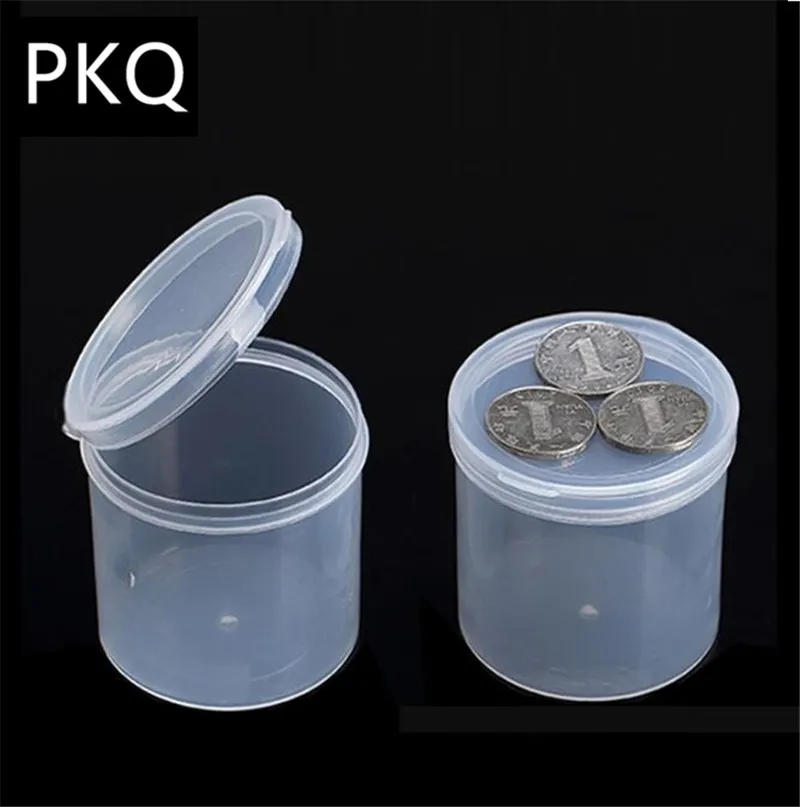 Многоразовый ящик для хранения круглый пластиковый прозрачная упаковка Набор