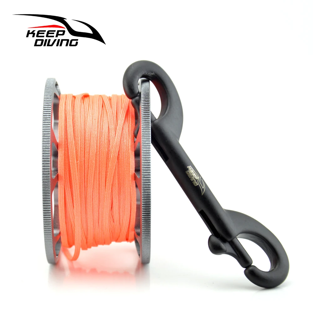 Катушка из алюминиевого сплава для подводного плавания бобина на палец с болтом