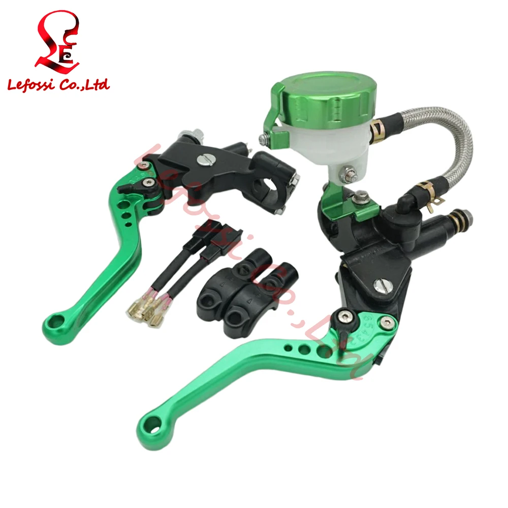 Red 7/8&quot22mm Motorcycle Hydraulic Front Brake Clutch Master Cylinder For Kawasaki ZX6R/9R ZX10R/12R NINJA636/1000 ZZR400 ZZR600 |
