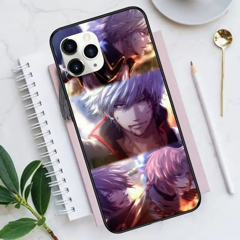 

GINTAMA anime Phone Case for iPhone 11 12 mini pro XS MAX 8 7 6 6S Plus X 5S SE 2020 XR