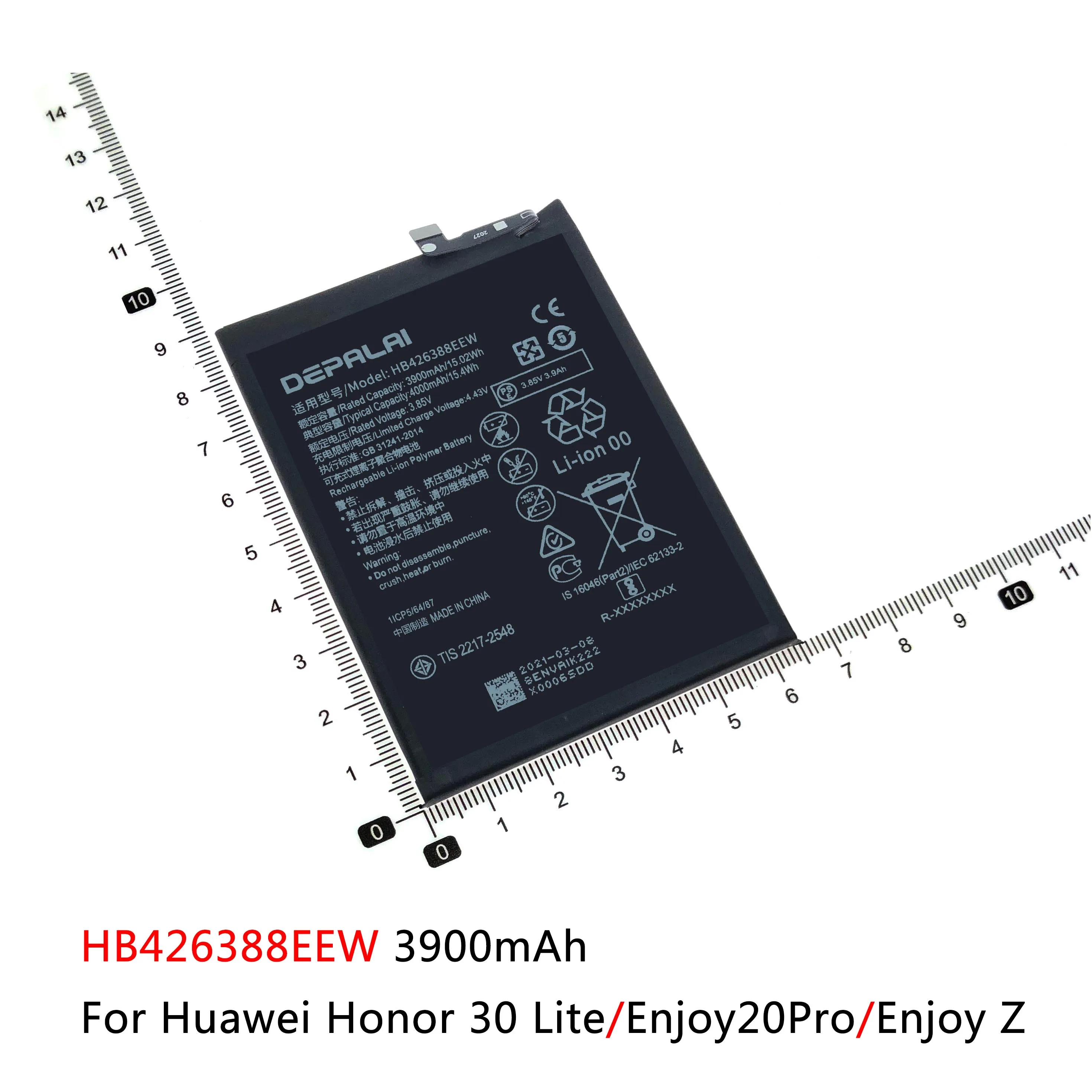 Аккумулятор HB446588EFW HB446589EEW HB426388EEW HB526488EEW HB426389EEW для HuaWei Honor View Enjoy 20 30 Pro Lite P Smart 2021 |