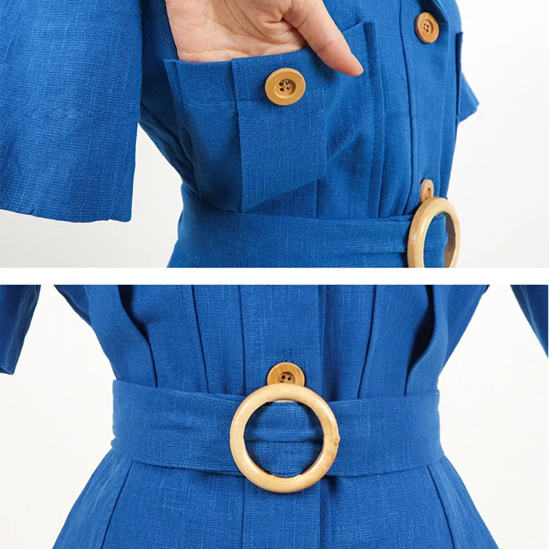 

2019 summer new Korean women's temperament lapel fashion belt short-sleeved suit jacket + suit pants two-piece