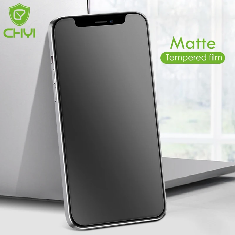 Матовое стекло CHYI для iphone 12 Pro Max защита экрана с защитой от отпечатков пальцев