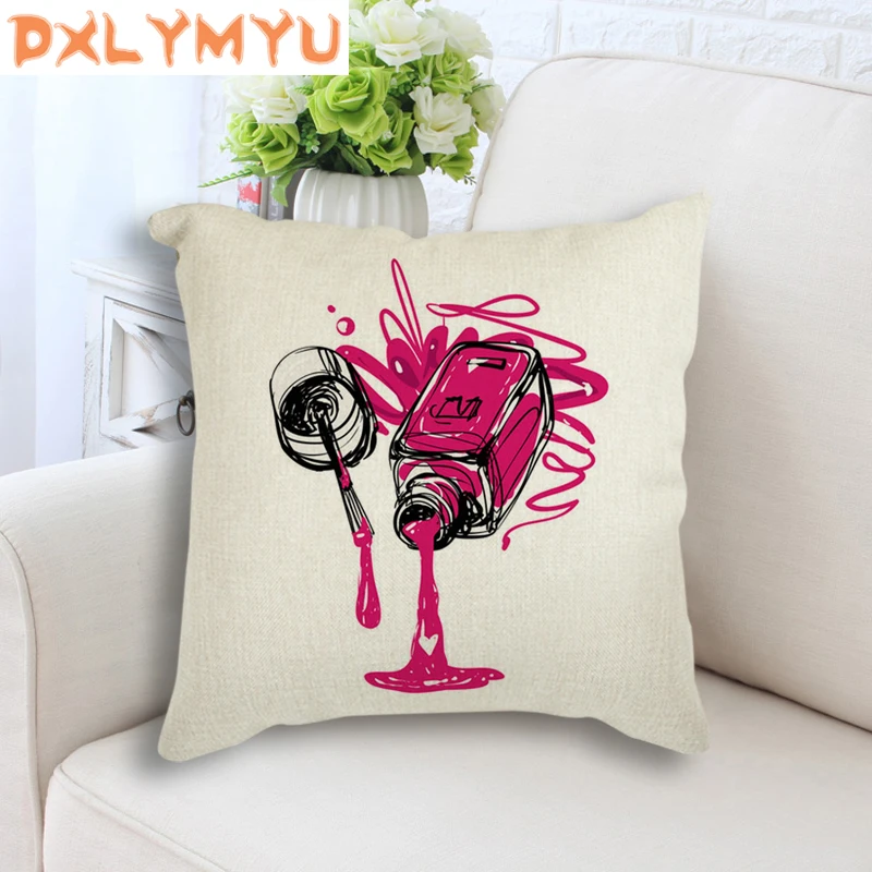 Скандинавская Подушка поп арт акварельные гелевые плакаты с принтом Наволочка