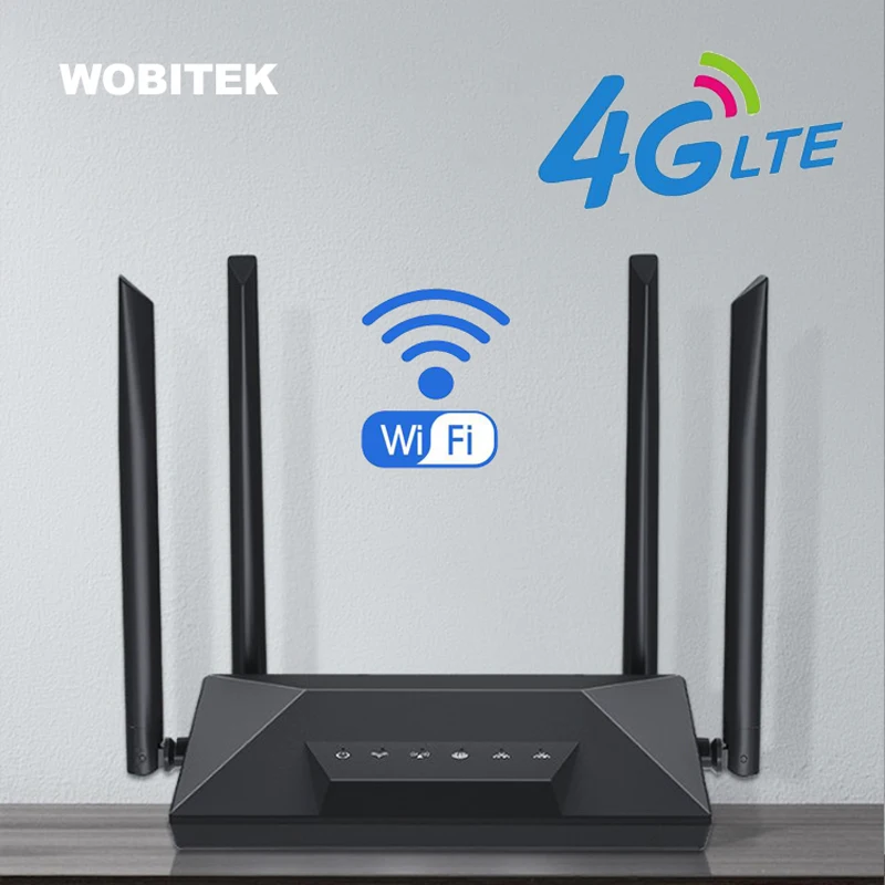 Точки доступа 4G LTE Wi Fi роутер Wan/Lan Порты и разъёмы антенны разблокирована