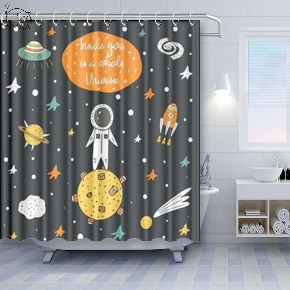 Занавеска для душа Вселенная космос галактика психоделическая