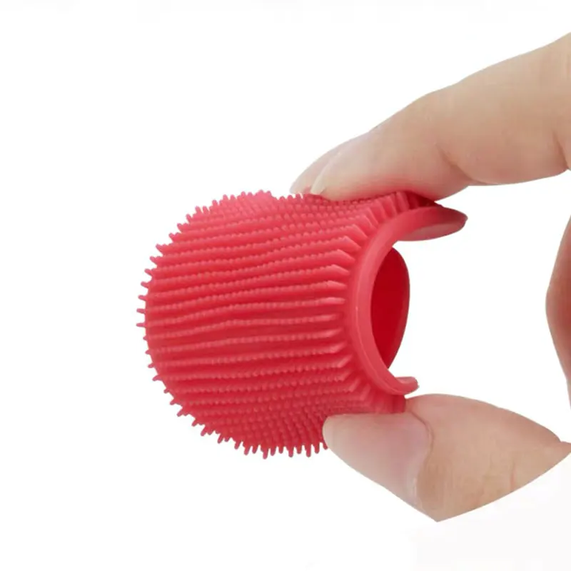 Силиконовая маленькая щётка для умывания лица детский шампунь щетка массажа