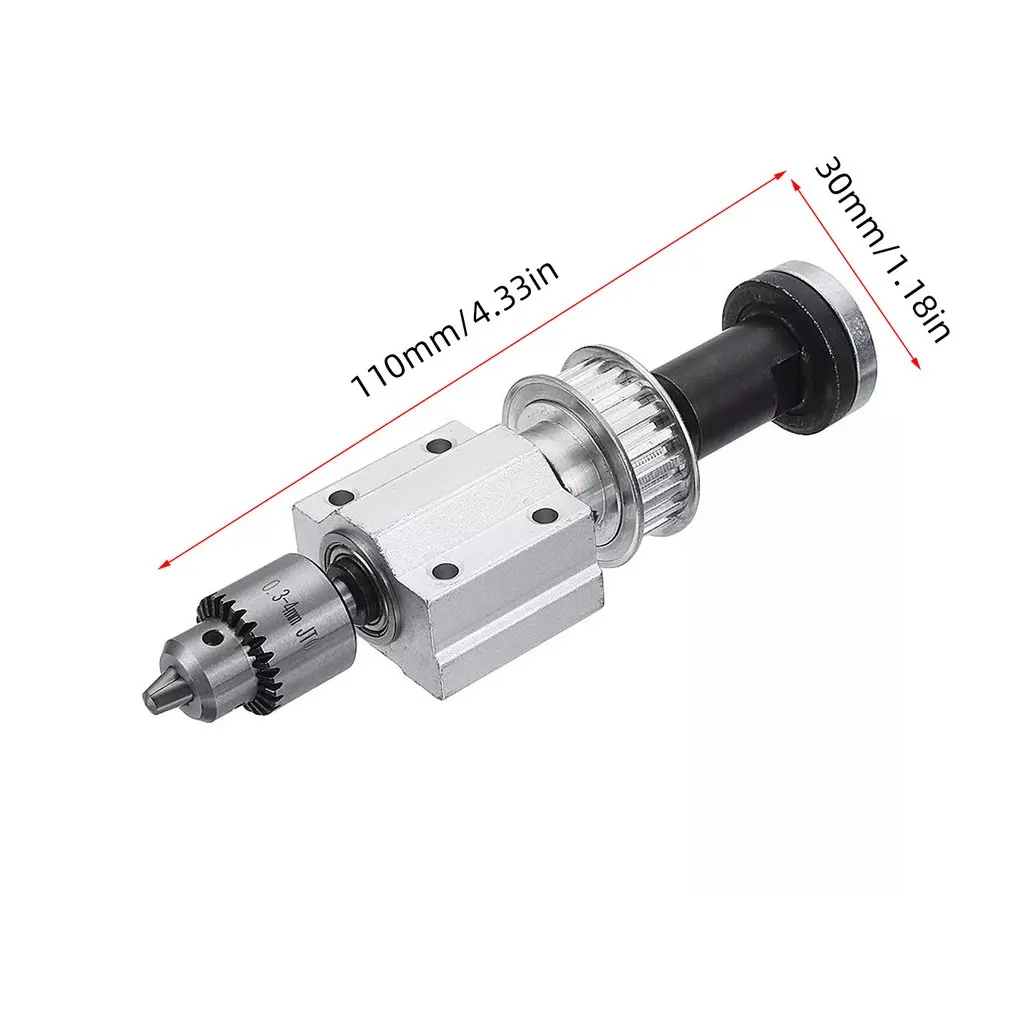 Unpowered Spindle Assembly Small Lathe Accessories Trimming Belt Jto/b10/b12/b16 Drill Chuck Set | Инструменты