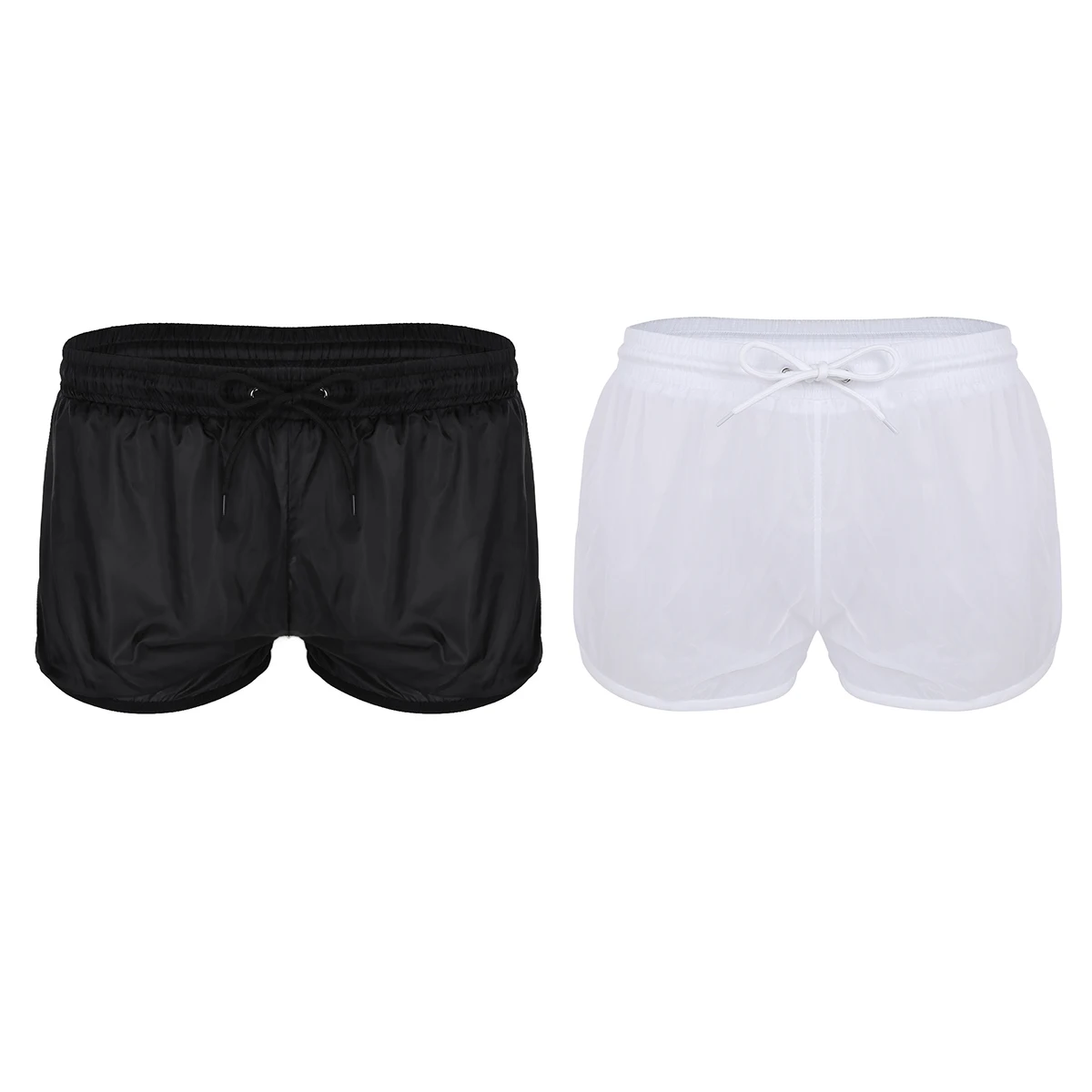 Мужское сексуальное прозрачное нижнее белье MSemis мужские брифы на шнуровке