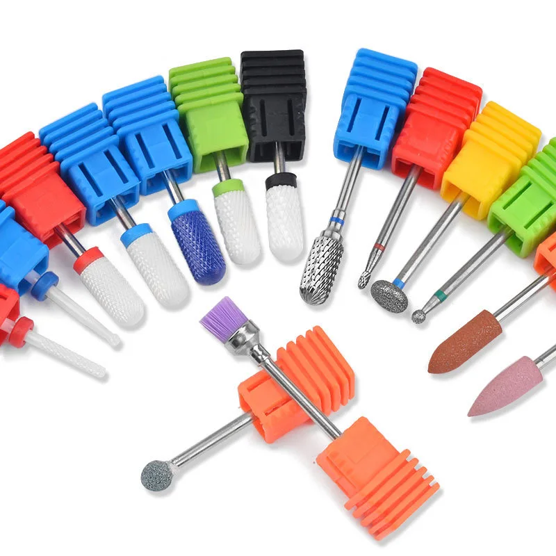 

Exclusively for Nail Art Ceramic Quartz Tungsten Steel Grinding Head Single Grinding Head Electric Nail Polisher Tool