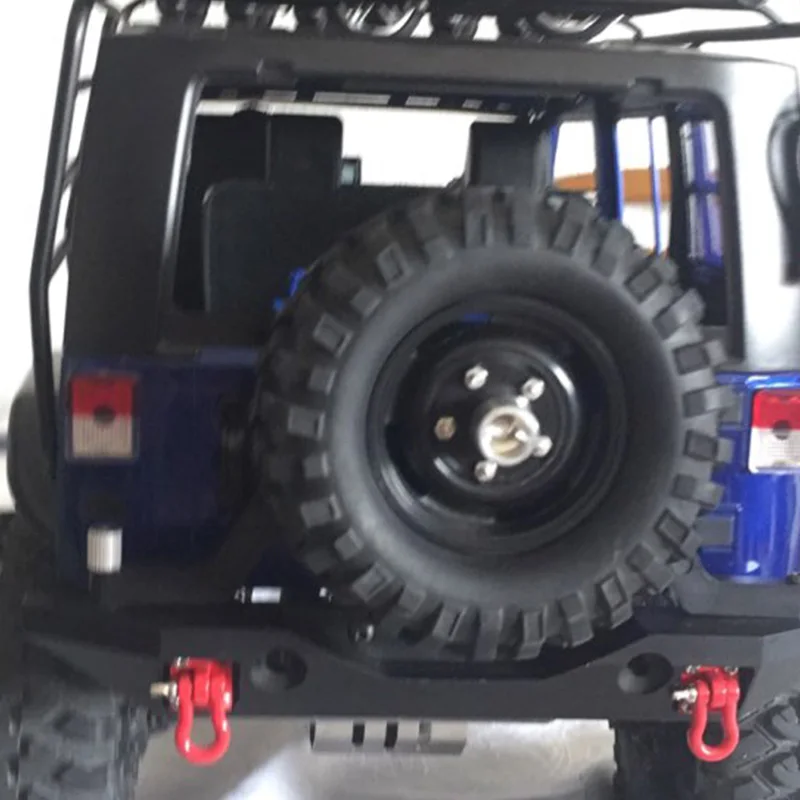 Для TRX-4 универсальный металлический передний и задний бампер с светодиодный