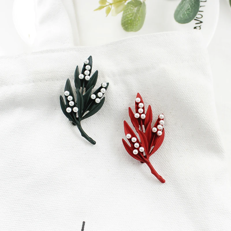 Европейские и американские рождественские броши с Mistletoe ретро булавка