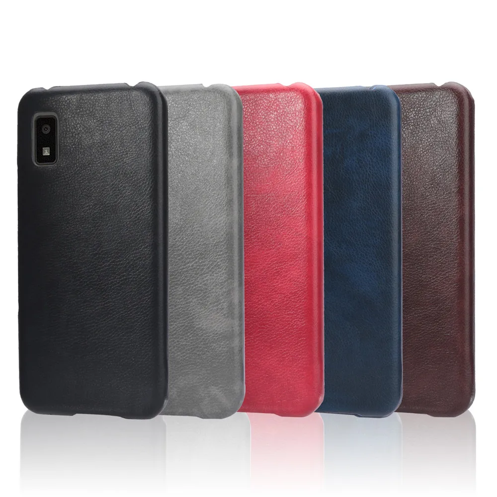 Чехол для Sharp Aquos Wish роскошный тонкий твердый чехол из искусственной кожи с