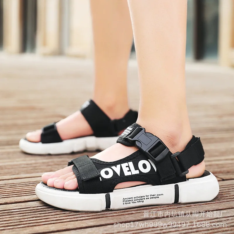 

Outdoor Vacation Travel Beach Sandals Men's Anti-skid Breathable Casual Shoes Comfortable Light Anti-Slippery Summer Sandals