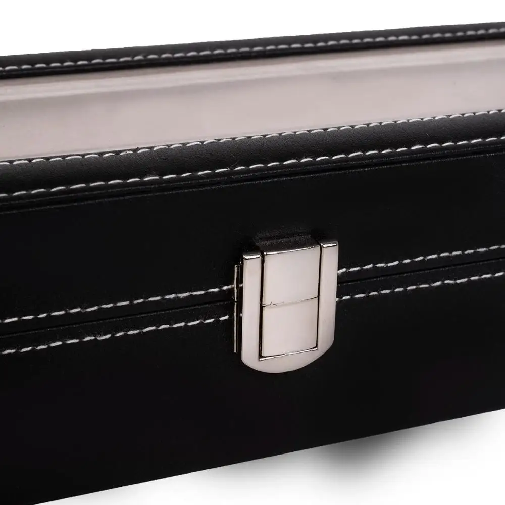 Коробка ювелирных изделий коробки хранения способа PU простая коробка дисплея