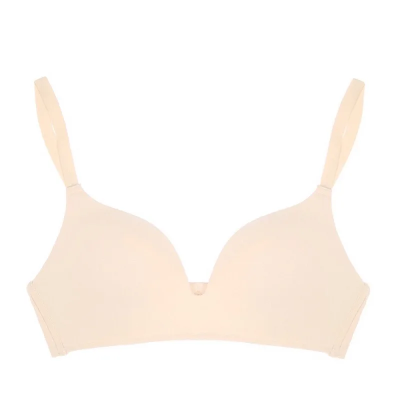 

Seamless Simple Comfortable Underwear for Women Push Up Wire Free Adjustable Straps Sexy Bralette Lingerie Bra