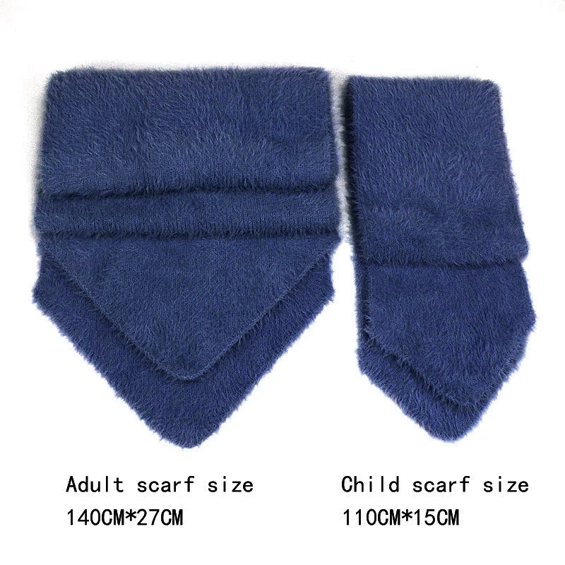 Зимний набор шапочек-бини с помпонами из натурального Лисьего меха теплая