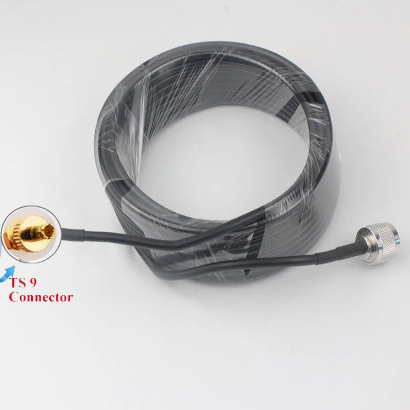 antenna cable TS9 to N-Male connector with 3m cable low loss high quality cable length can be customized