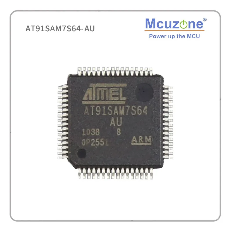 AT91SAM7S64B-AU ATMEL ARM7 чип SAM7S64 7S64 микрочип | Компьютеры и офис