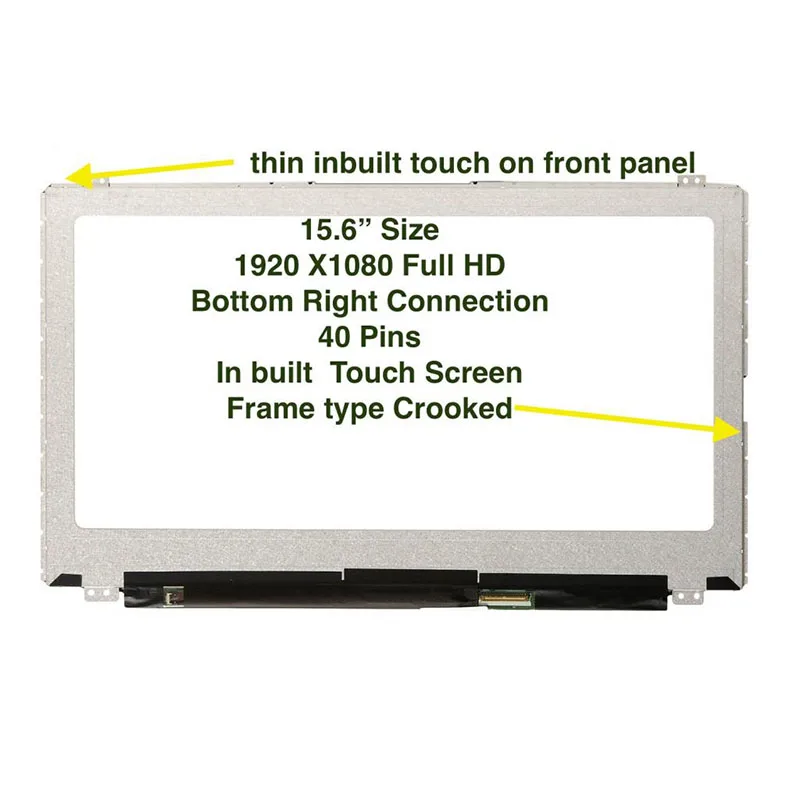 Goede Lcd-scherm Led Panel Voor Dell Touch 15.6 Inch LP156WF5 (Sp)(C1)