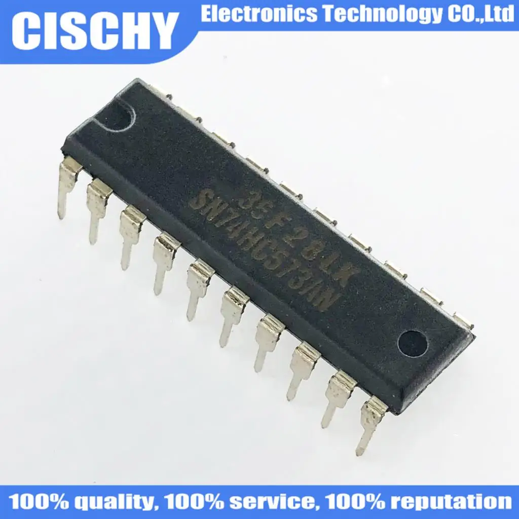 

10 шт. SN74HC573AN DIP20 HD74HC573P DIP 74HC573AN 74HC573 SN74HC573N DIP-20 Новый и оригинальный IC