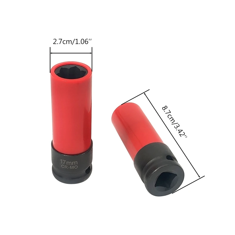 

Automobile Tire Anti-Theft Screw Sleeve Flower Design Lug Nut Socket Lug Bolt Socket Security Key Wrench Practical Auto