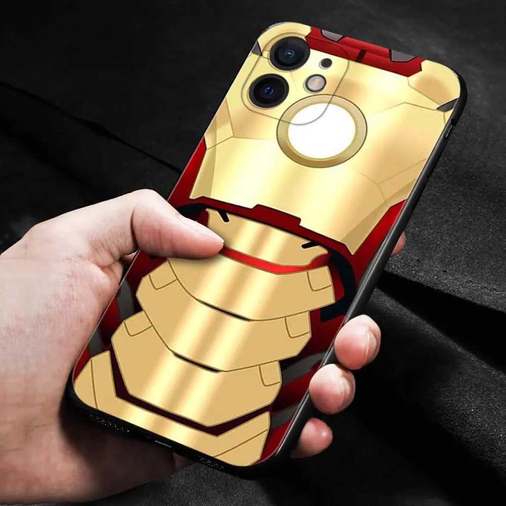 Phone Case For Apple iPhone 14 13 12 11 Pro Max 13 12 Mini XS Max XR X 7 8 Plus 6 6S Cover Marvel Iron Man Comics