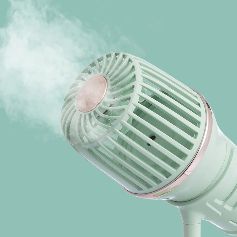 

Handheld Mini Fan, Misting Fan, Portable USB Rechargeable Pocket Fan 2000mAh, 3 Wind Modes, for Outdoor, Office, Travel