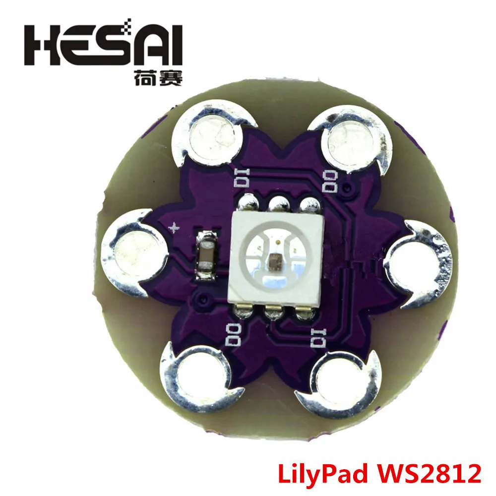 Умная электроника LilyPad Pixel Board WS2812 5050 RGB светодиодный модуль для arduino Diy Kit|module