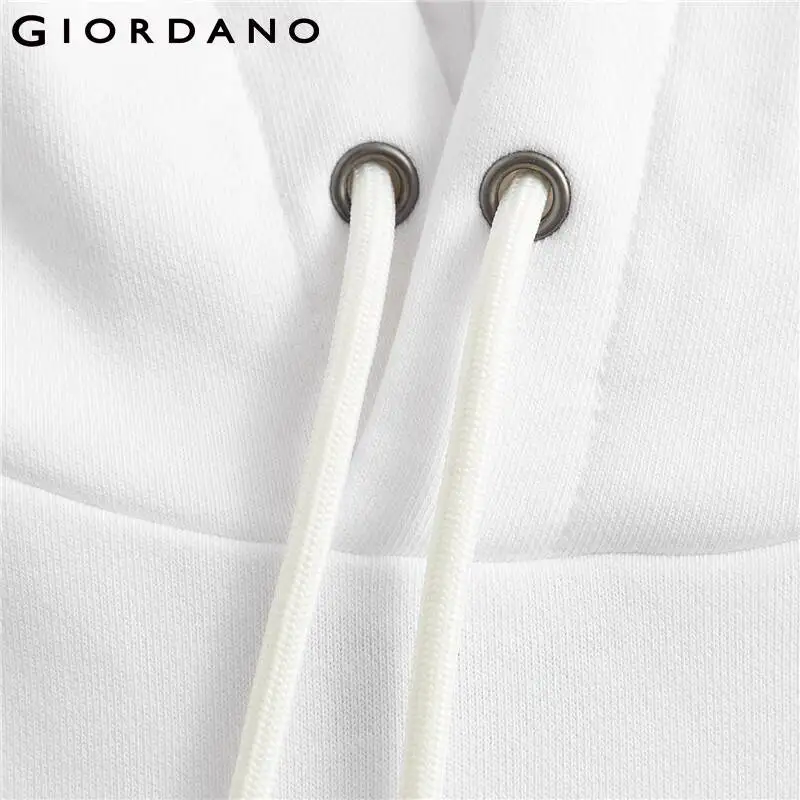 Толстовка Giordano Мужская Светоотражающая худи с графическим принтом карман-карго