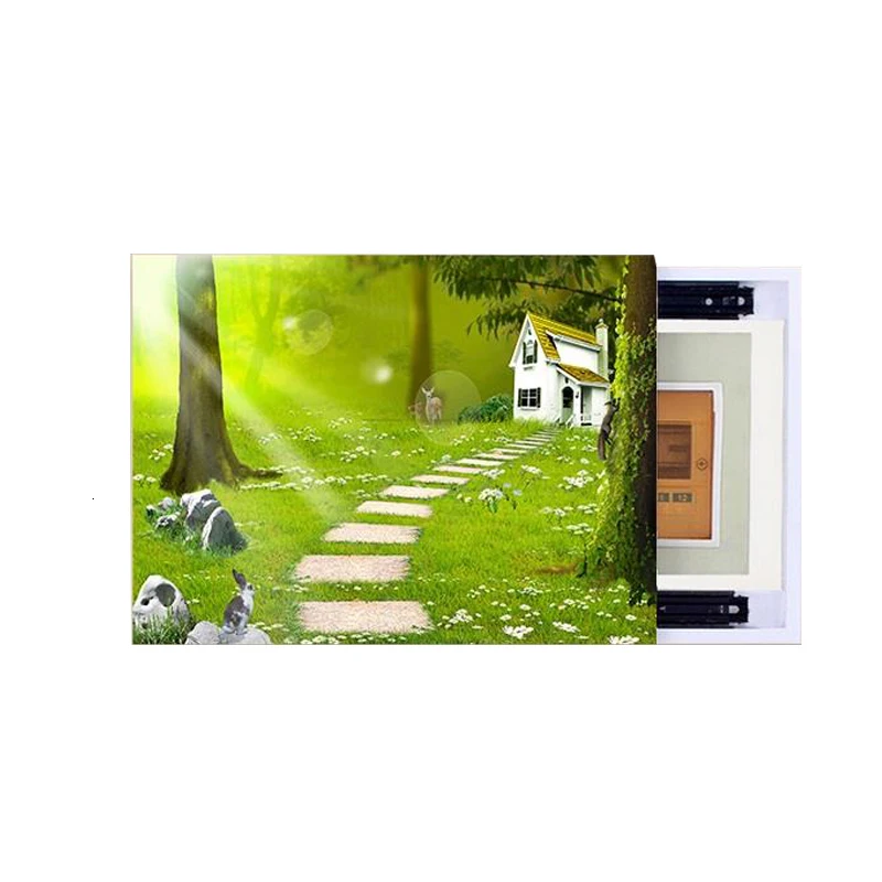 Электрический счетчик срезанный куадро винтажный фон с изображением стены