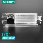 GreenYi 1080P HD 170  Автомобильная камера заднего вида для Renault Dacia Sandero Pulse Logan Nissan Micra March Night Vision Reverse Reversing 4 pin автомобильная парковка AHD