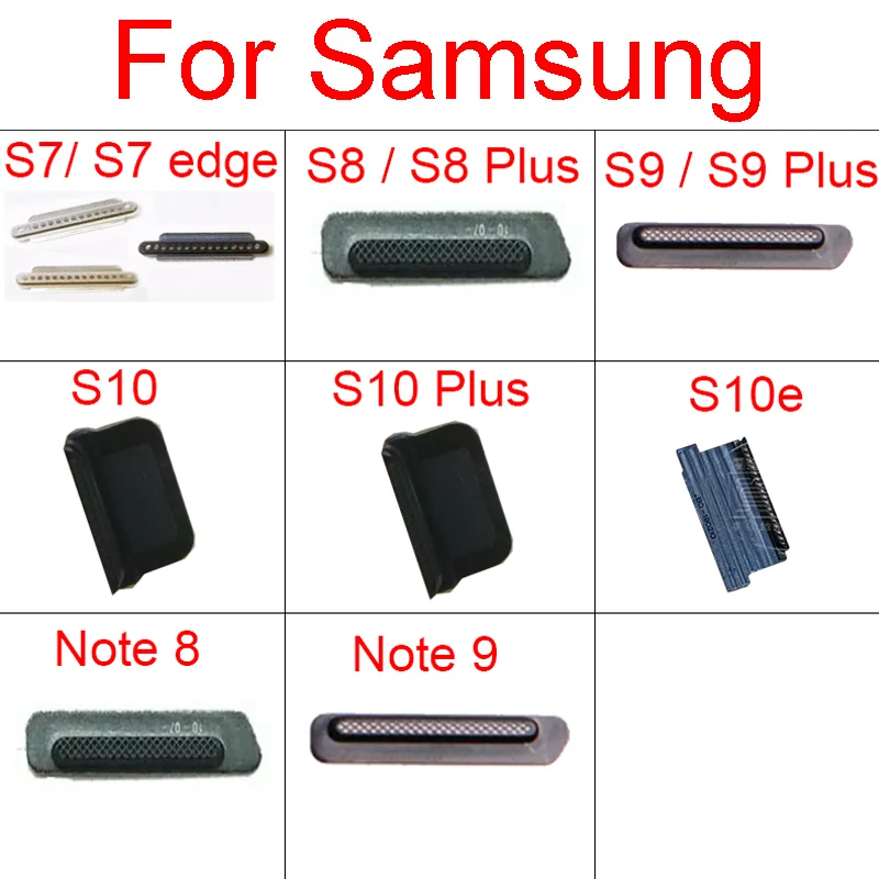 Earpiece Speaker Mesh For Samsung S7 edge S8 S9 S10 Plus S10E Note 8 9 G935 G930 G950 G955 G960 G965 G973 G975 G970 N950 N960